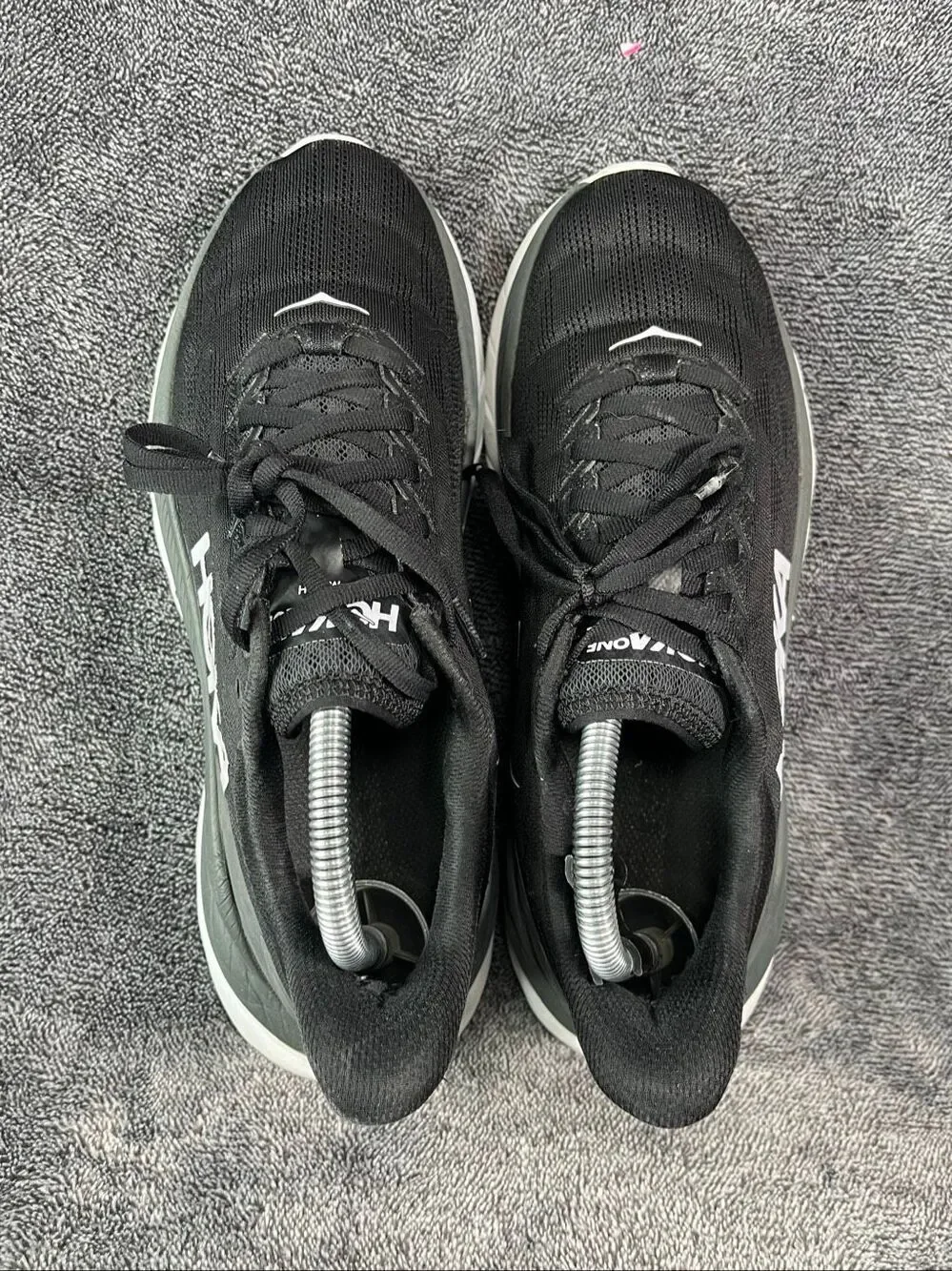 Hoka One One Mach 4 Black Dark Shadow Women's Size US 8.5 B 1113529 BDSD